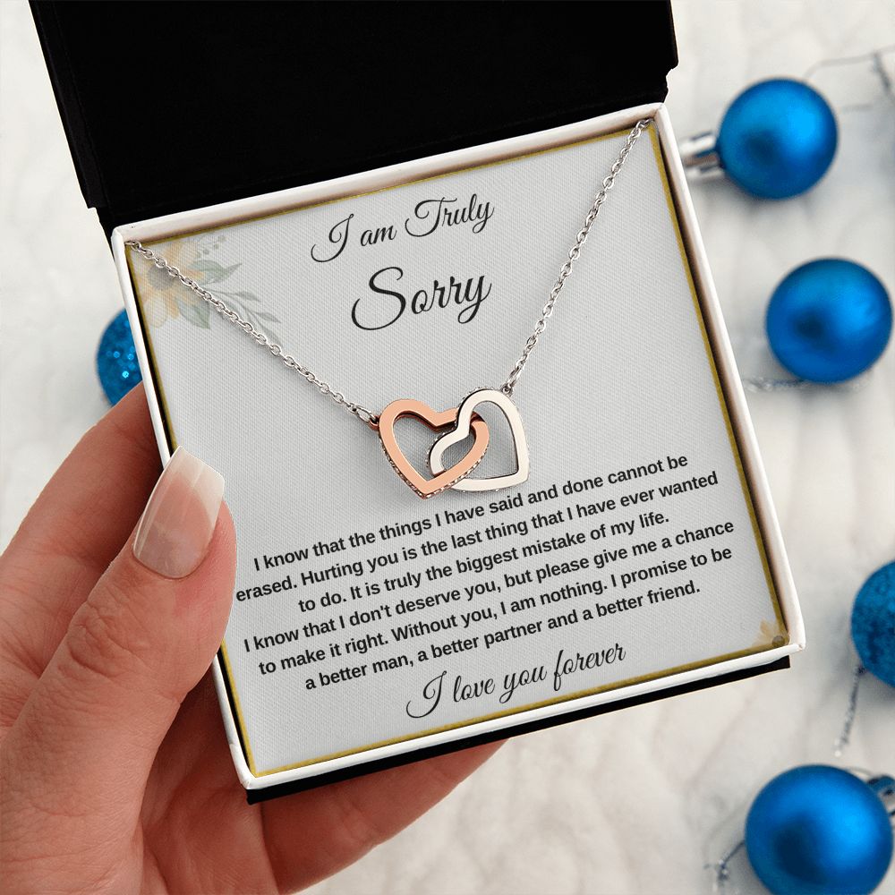Im Sorry Gifts- Show Your Regret and Make Things Right, Apology necklace, Forgiveness gift, I'm sorry necklace SNJW23-020318