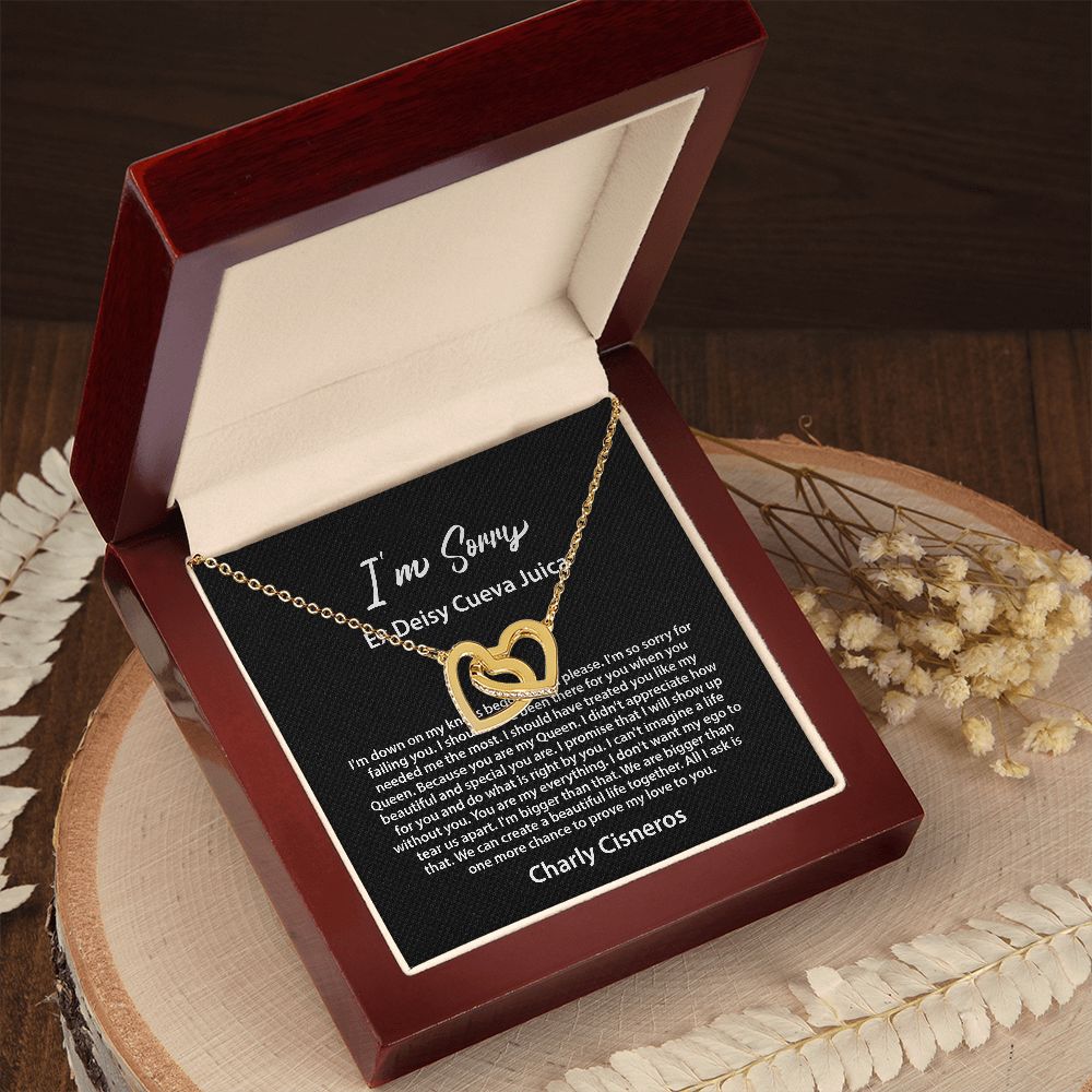 I'm Sorry Gift, Apology Necklace Charly Cisneros