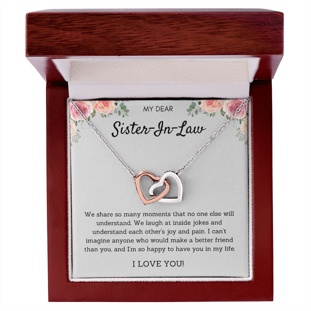 Sister-In-Law Pendant Necklace - Simple and Elegant Jewelry for Any Occasion, Birthday Gift, Christmas Gift, Sister in Law Gift from Bride, Gift for Sister in Law, sister in law necklace, wedding gift SNJW23-240208