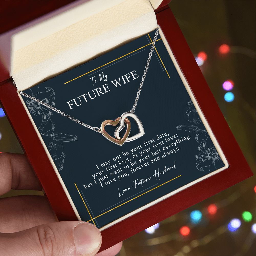 To My Future Wife Necklace, Engagement Gift For Future Wife, Sentimental Gift For Bride From Groom, Fiance Birthday Gift Ideas For Fiancee