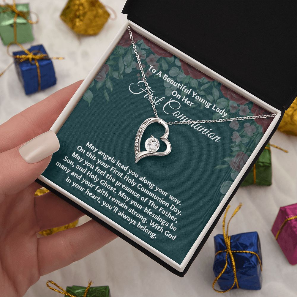 A Memorable Gift for Your Daughter's First Communion - Necklace with Meaningful Symbolism"