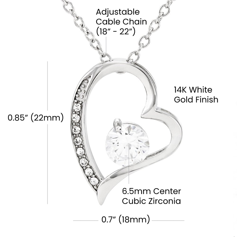 25th Anniversary for Wife - Milestone gifts for her, 25 Year Wedding Anniversary Necklace, Wedding Anniversary Jewelry SNJW23-010301