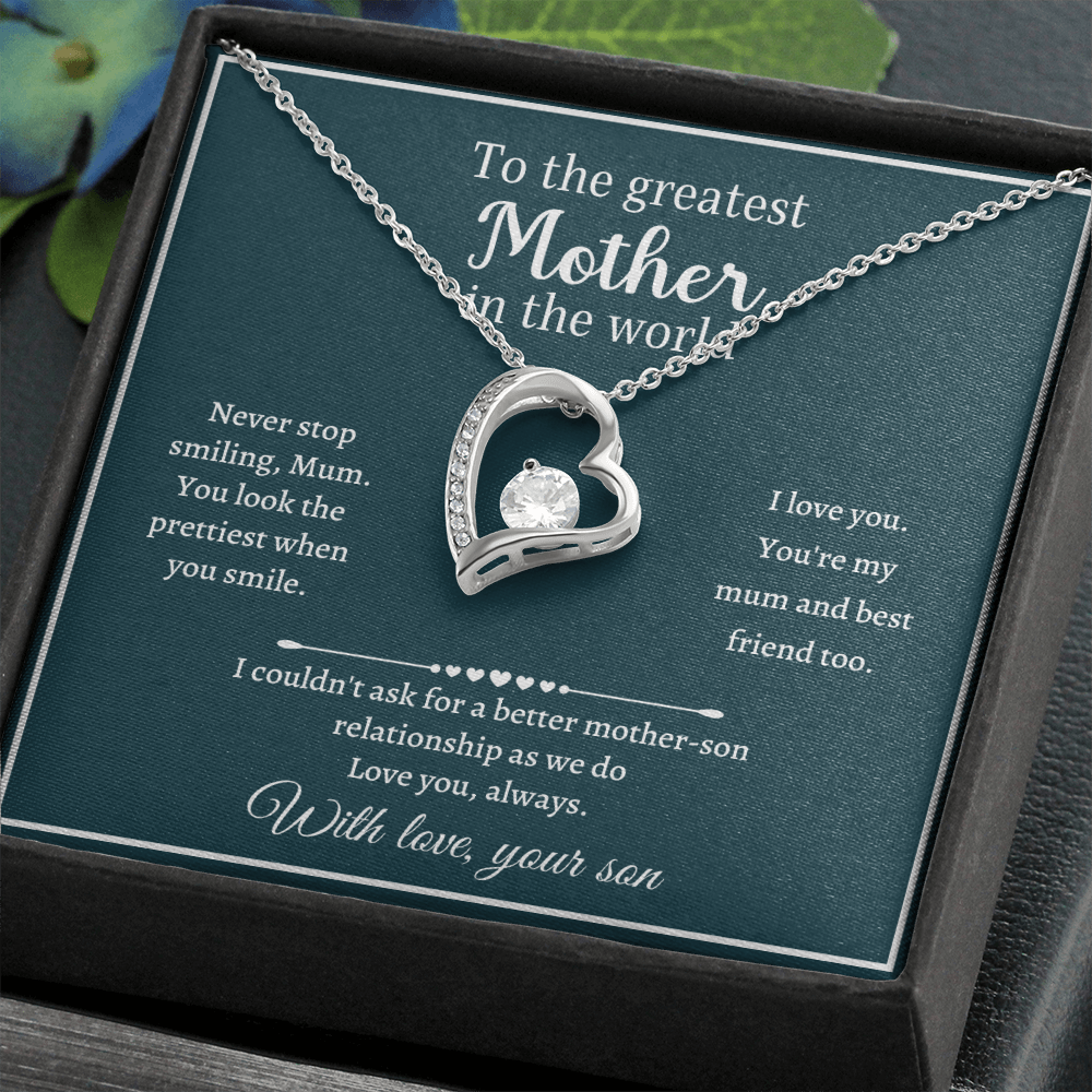 Mother's Day Gift - I couldn't ask for a better mother-son relationship as we do - JWshinee
