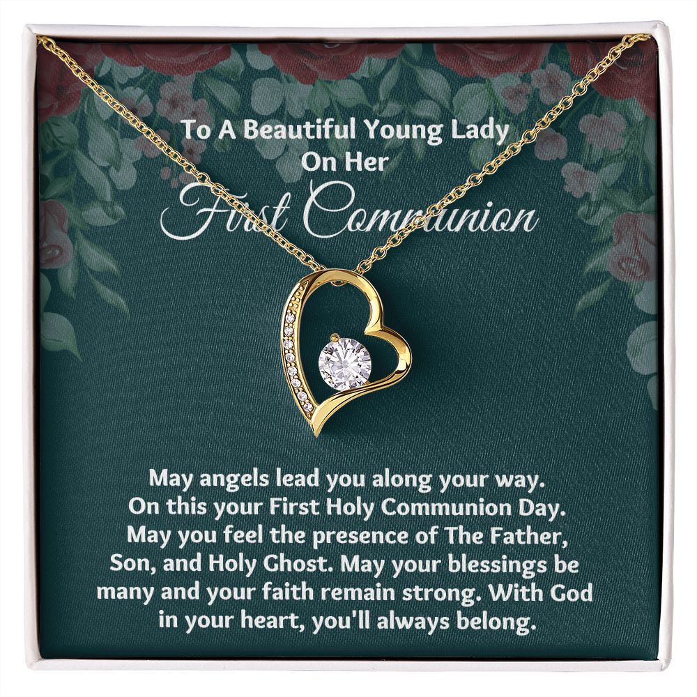 A Memorable Gift for Your Daughter's First Communion - Necklace with Meaningful Symbolism"