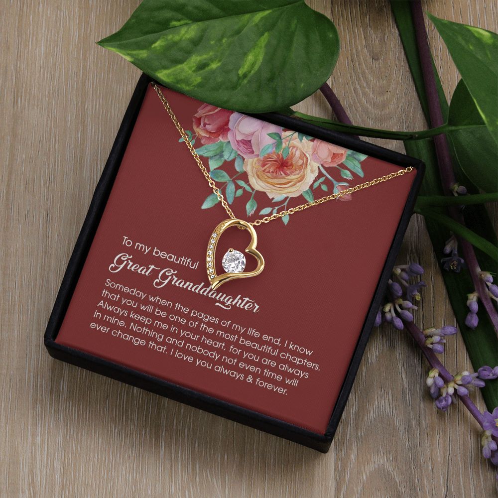 Granddaughter Necklace,  Great Granddaughter Christmas Necklace, Great Granddaughter Jewelry B09KB7TBL7 B3-I4MJ-4N8W