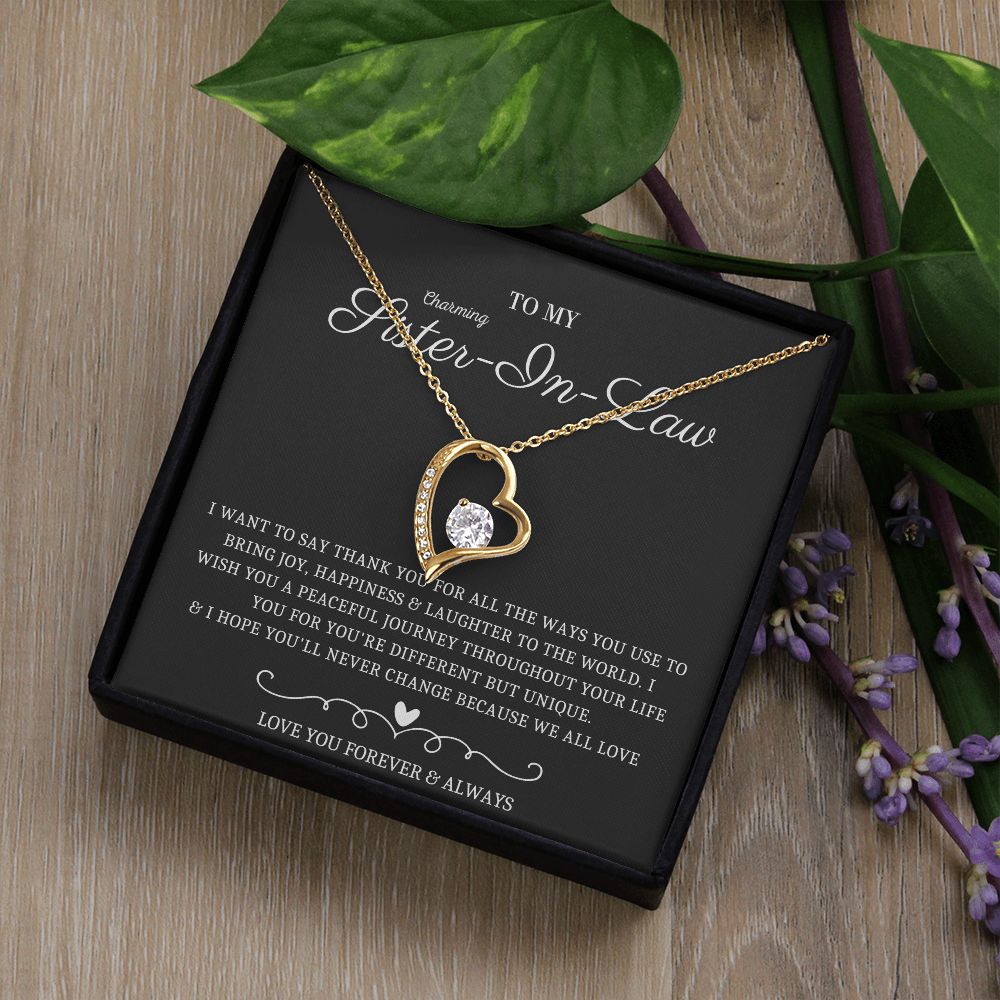 Sister-In-Law Heart Necklace - Symbolic Jewelry with a Beautiful Design, Wedding Gift,Bridesmaid,Bridal Shower Gift, Birthday Gift, Christmas Gift, Gift for Sister in Law, sister in law necklace SNJW23-240206
