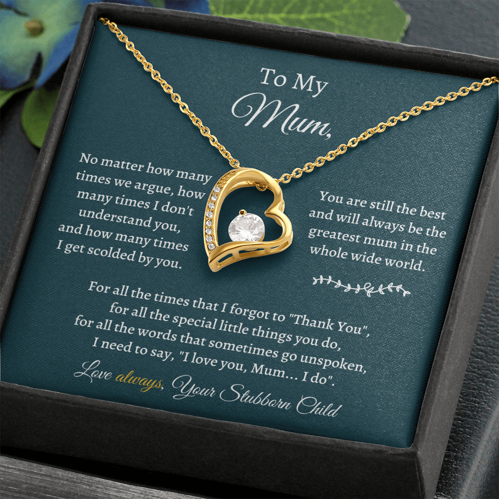 Mother's Day Gift - "Thank You", for all the special little things you do, for all the words that sometimes go unspoken - JWshinee