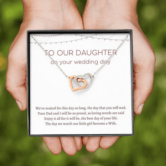 Wedding gift for Daughter - We're waited for this day so long, the day we watch our little girl become a Wife - JWshinee