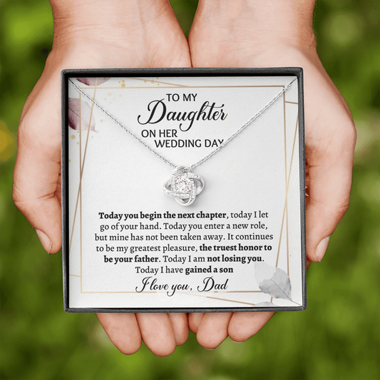 Wedding gift for Daughter - Today I have gained sn. I love you, Dad - JWshinee