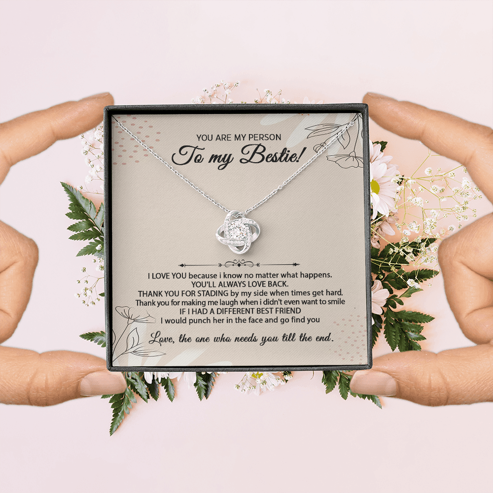 Gift for Bestfriend/ Bestie- The one who needs you till the end - JWshinee