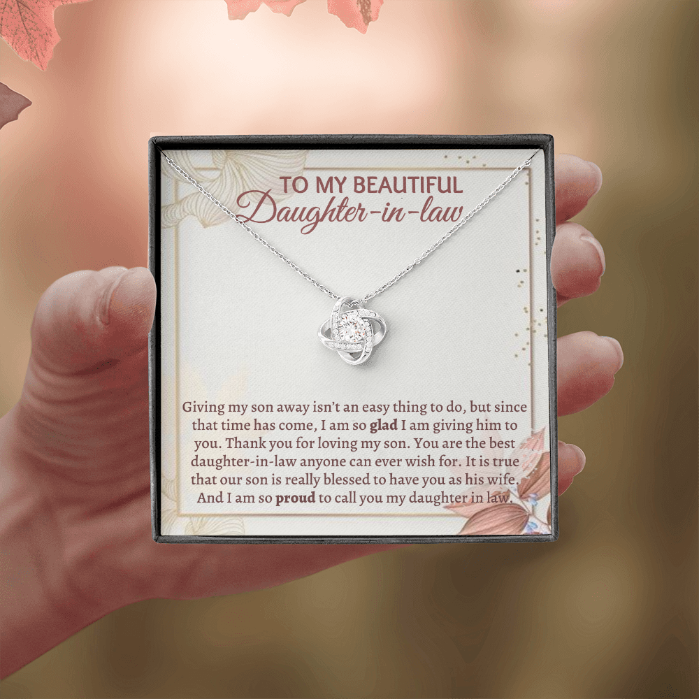 Gift for Daughter-in-law - I am so prouf to call you my daughter in law - JWshinee