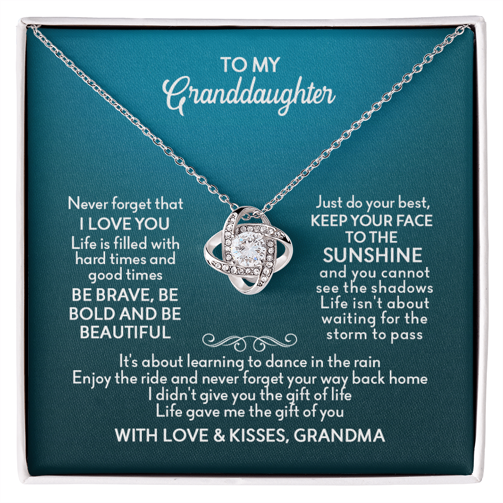 Never Forget That I Love You, To My Granddaughter, From Grandma Gift For Granddaughter - JWshinee