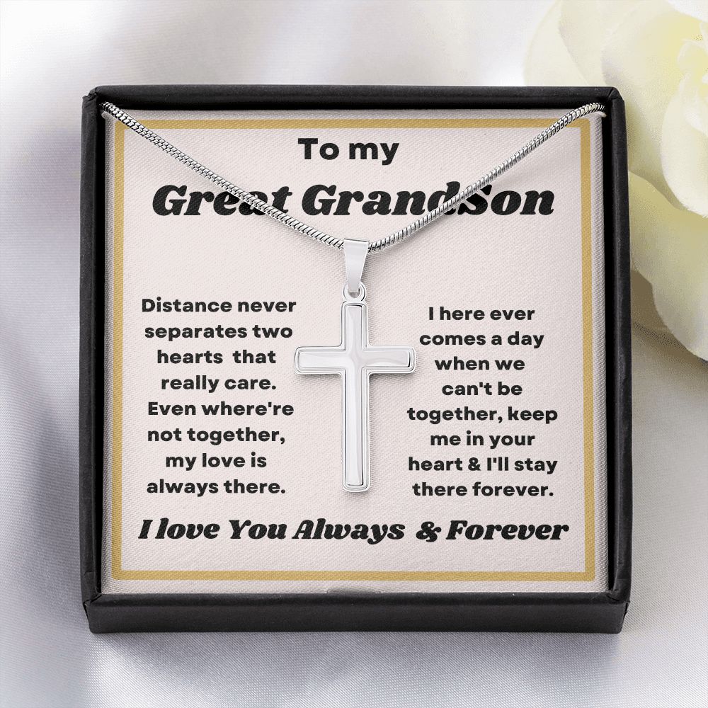 "Show Your Grandson Some Love this Christmas with a Customized Necklace Gift from Grandma"