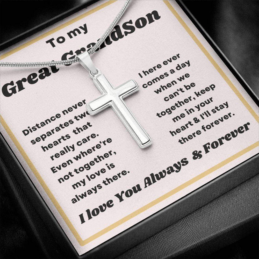 "Show Your Grandson Some Love this Christmas with a Customized Necklace Gift from Grandma"