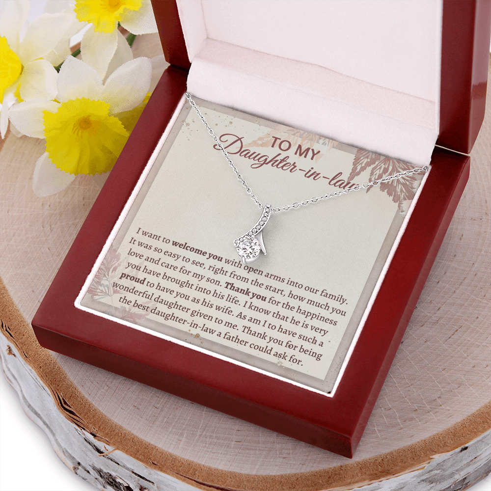 Gift for Daughter-in-law - Thank you for being the best daughter-in-law a father could ask for. - JWshinee