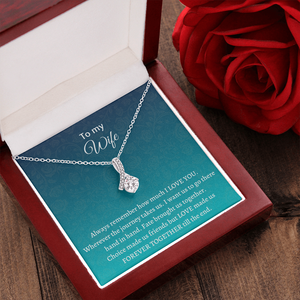 Gift for Wife - Choice made us friends but LOVE made us FOREVER TOGETHER till the end - JWshinee