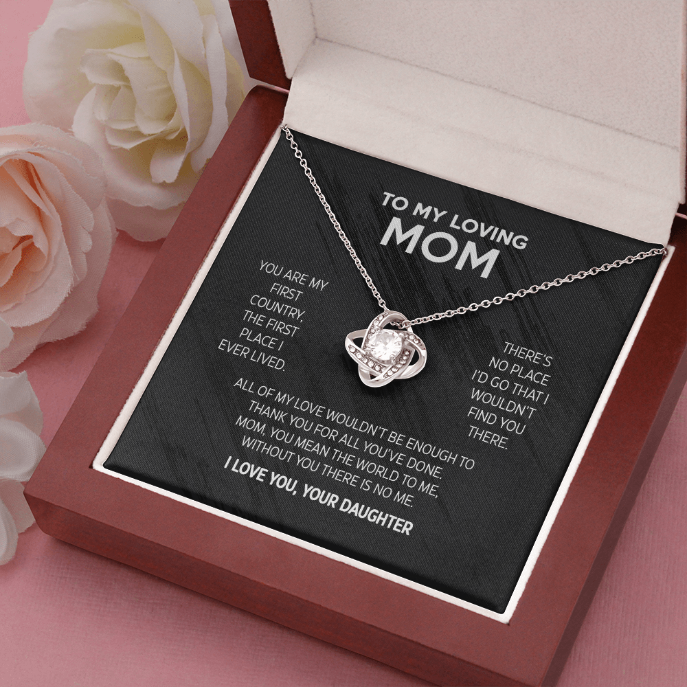 Gift for Mom from Daughter- You are my first country, the first place I ever lived - JWshinee