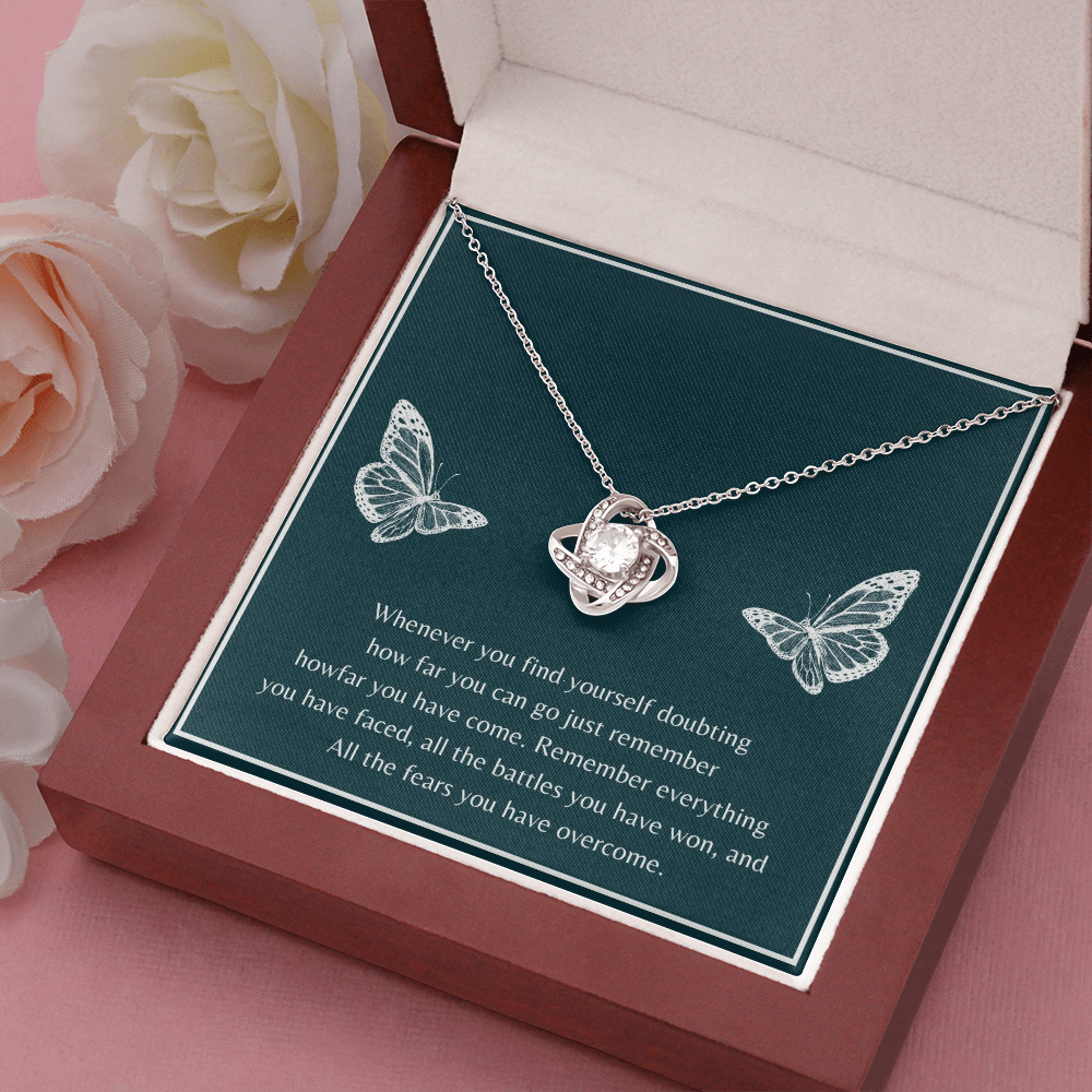 Meaningful gift- Whenever you find yourself doubting how far you can go just remember howfar you have come. - JWshinee