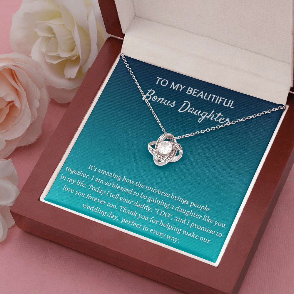 Gift for Bonus Daughter - Thank you for helping make our wedding day, perfect in every way - JWshinee