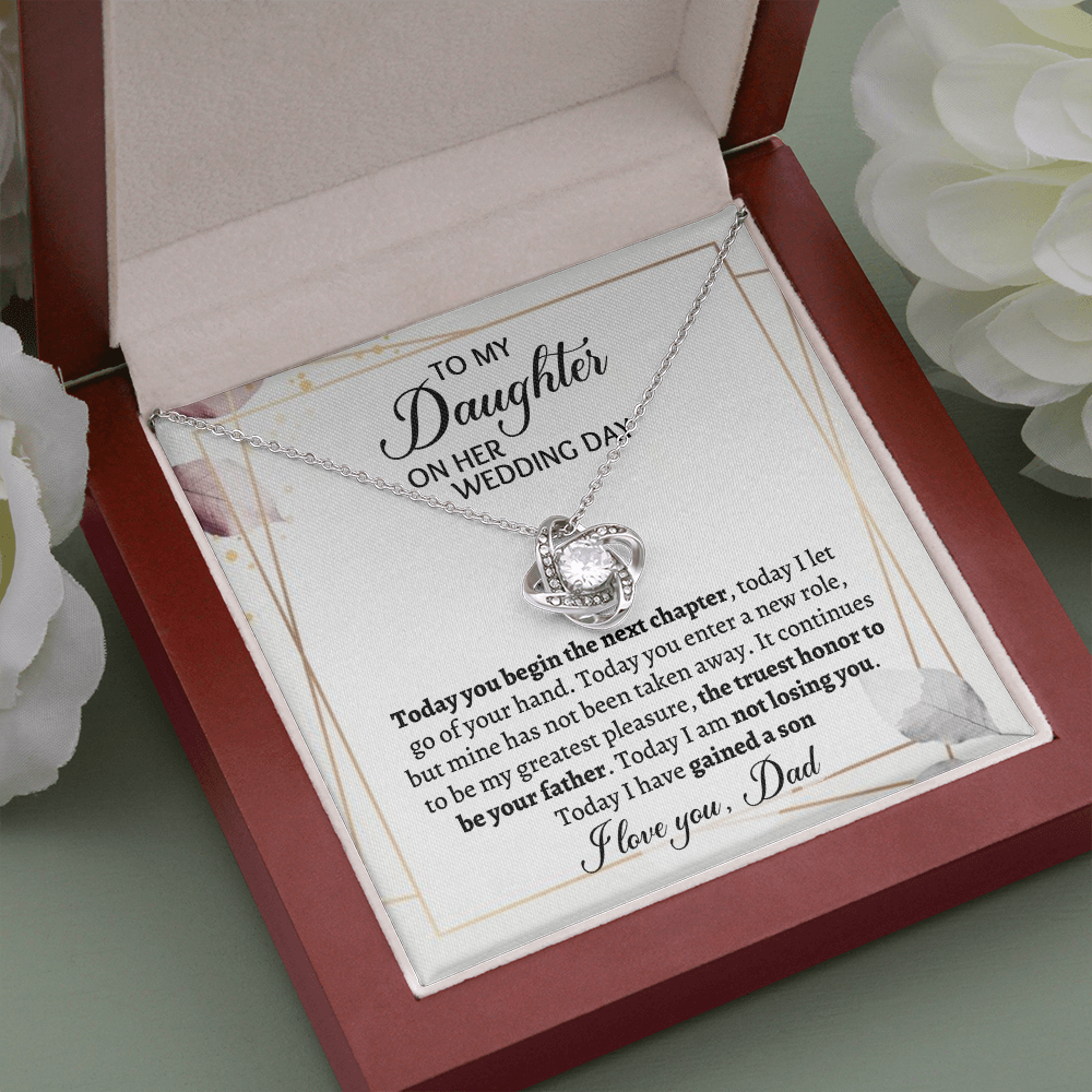 Wedding gift for Daughter - Today I have gained sn. I love you, Dad - JWshinee