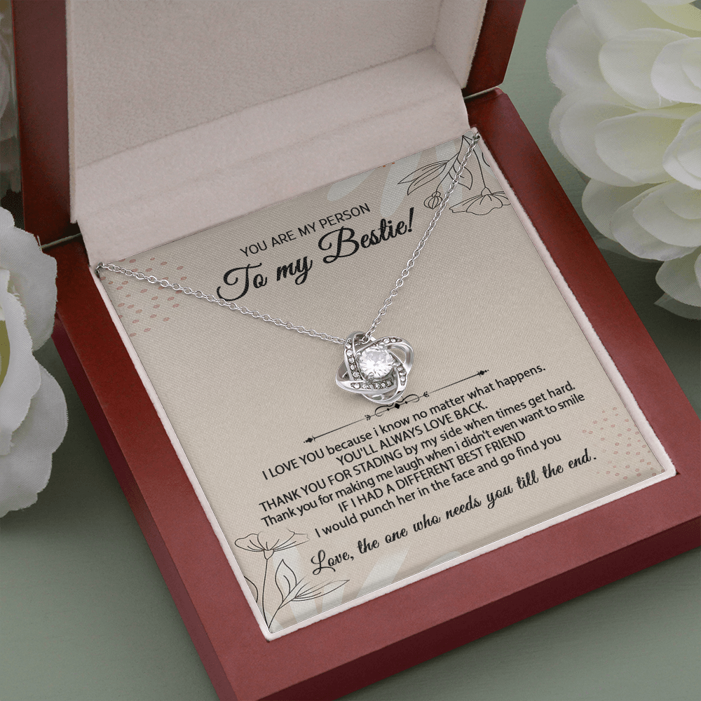 Gift for Bestfriend/ Bestie- The one who needs you till the end - JWshinee