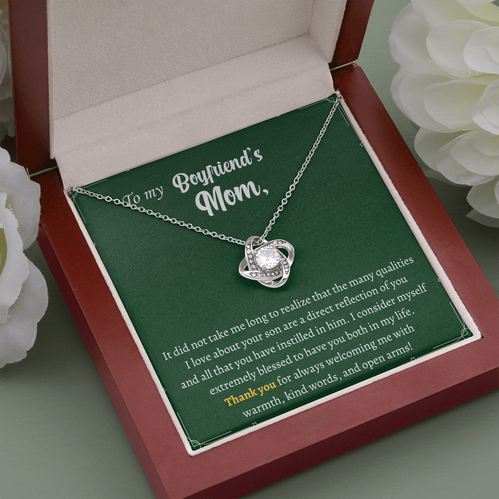 Gift for Boyfriend's Mom- Thank you for always welcoming me with warmth, kind words - JWshinee