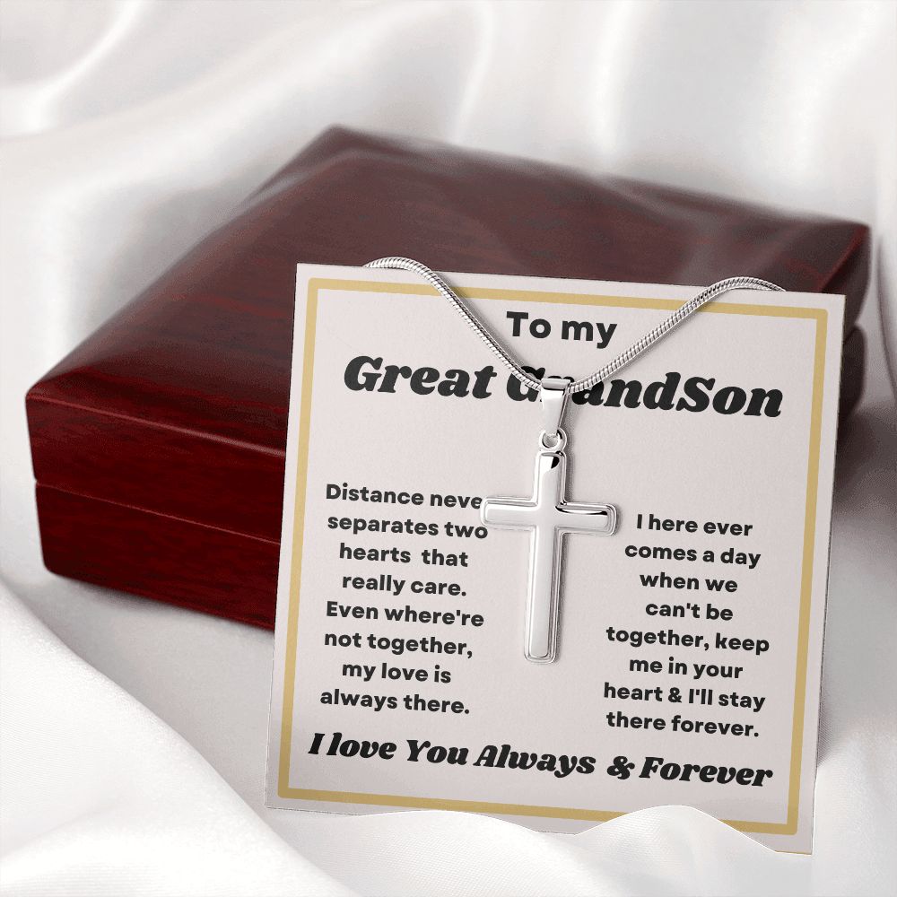 "Show Your Grandson Some Love this Christmas with a Customized Necklace Gift from Grandma"