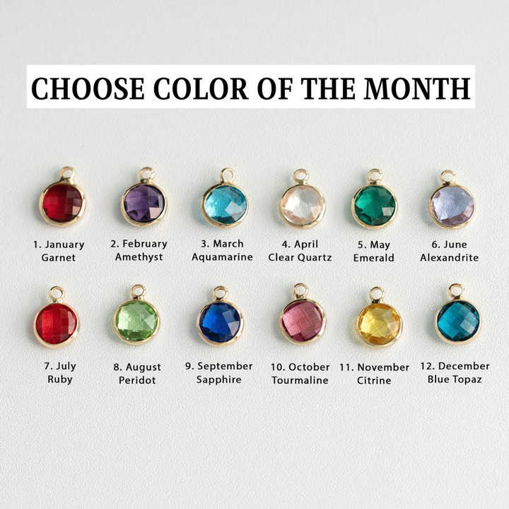 Loss of Son Gift for Mom - Engraved memorial necklace with birthstone - Christmas Mother's Day Necklace Gifts For Mother