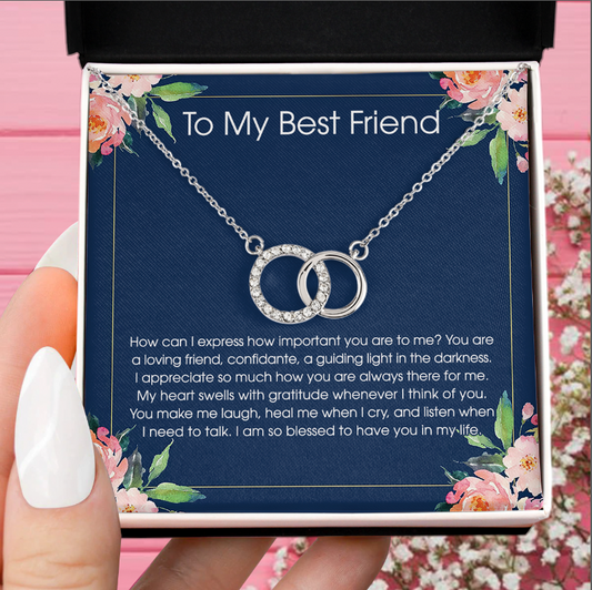 To My Best Friend Gift, Love Knot Necklace for Best Friends, Birthday Gift For Friend