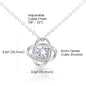The Most Wonderful Thing I Decided To Do, To My Wife Love Knot Necklace, Wife Birthday Gift, Anniversary Gift For Wife