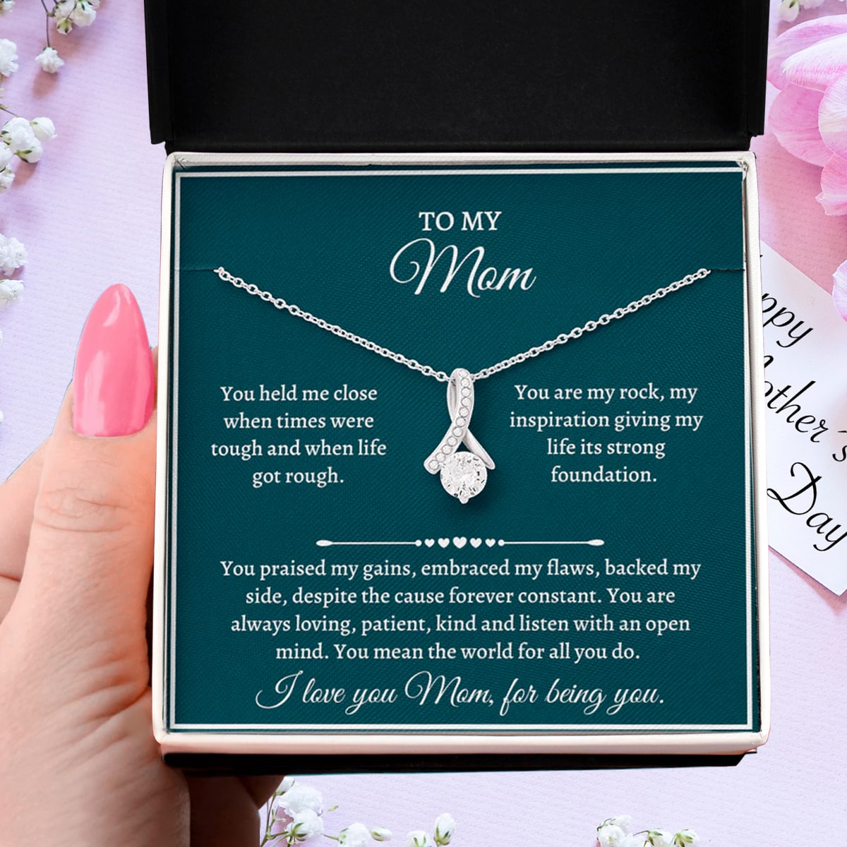 Gift for Mom - You are my rock, my inspiration... - JWshinee