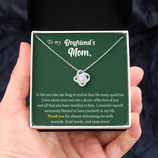 Gift for Boyfriend's Mom- Thank you for always welcoming me with warmth, kind words - JWshinee