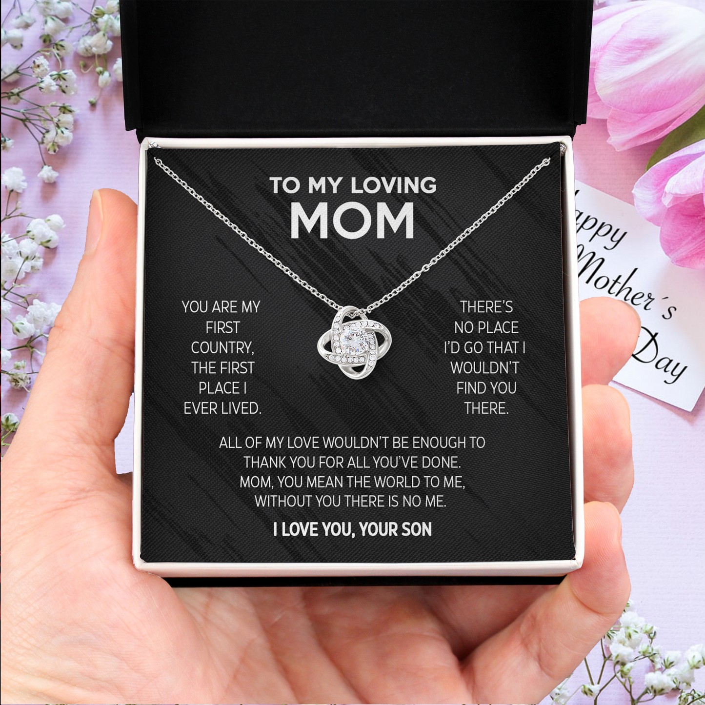 Gift for Mom from Son- You are my first country, the first place I ever lived - JWshinee