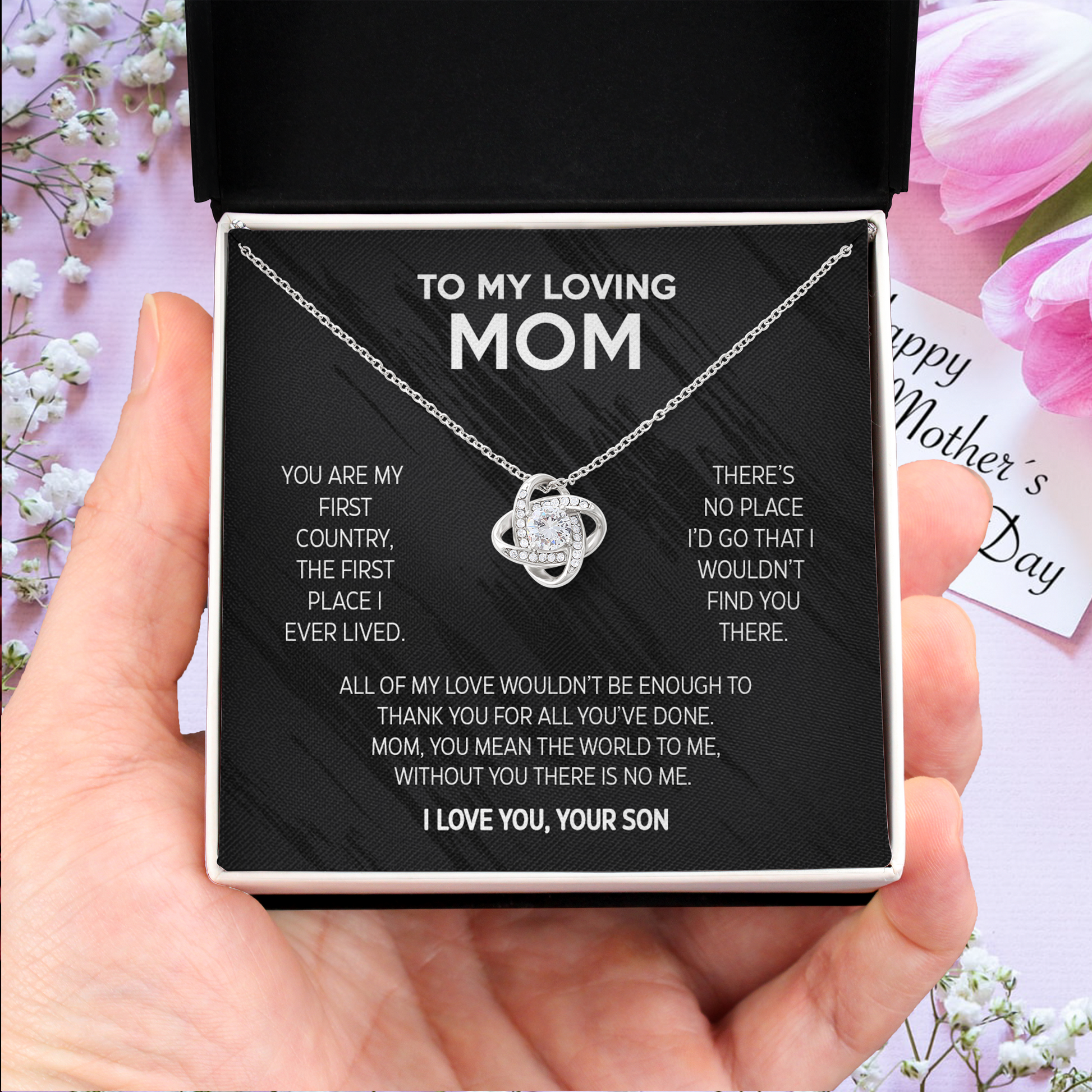 Gift for Mom from Son- You are my first country, the first place I ever lived - JWshinee