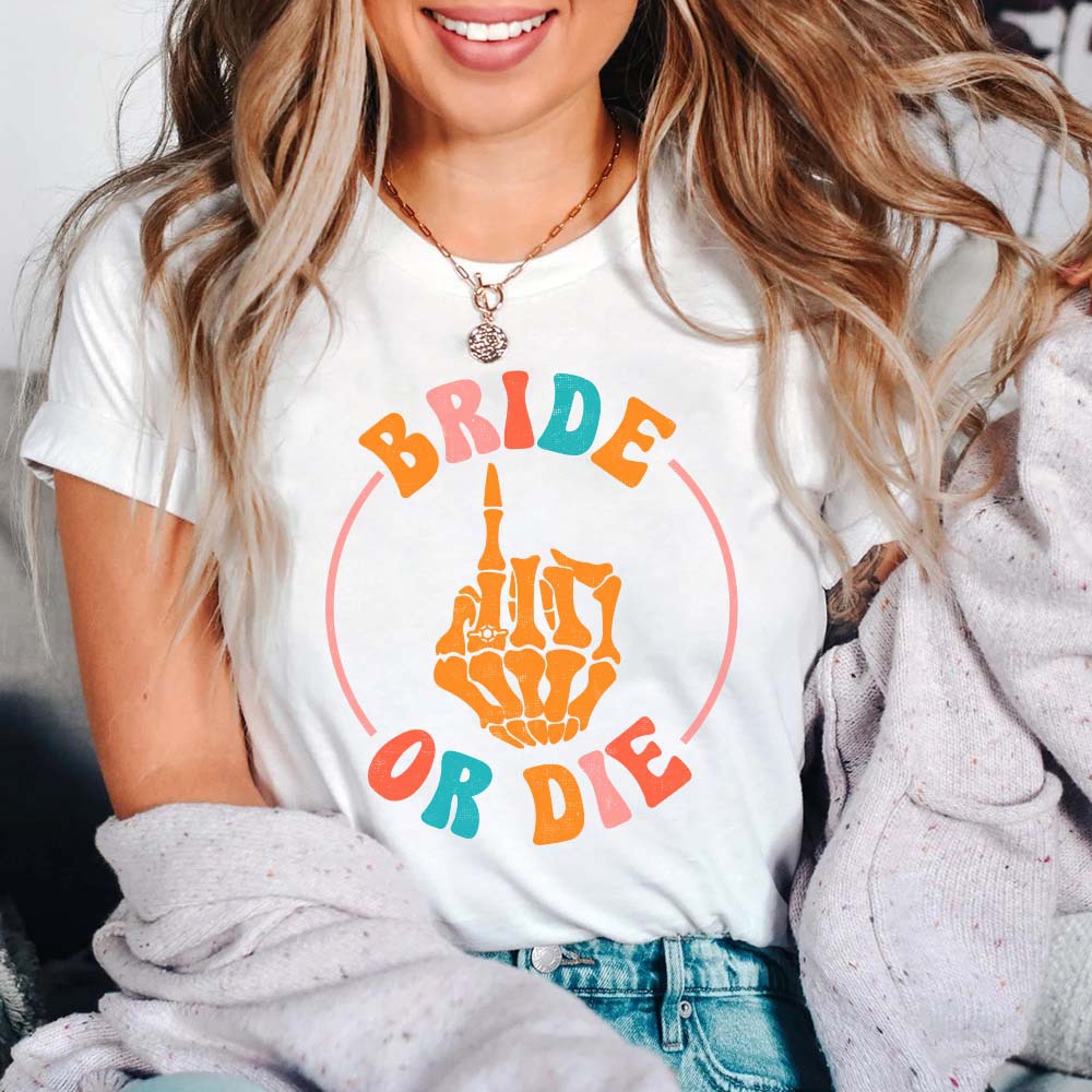 Halloween Bachelorette Party Shirts, Wedding Shirt, Matching Bachelorette Party Shirts, Bridal Party Shirts