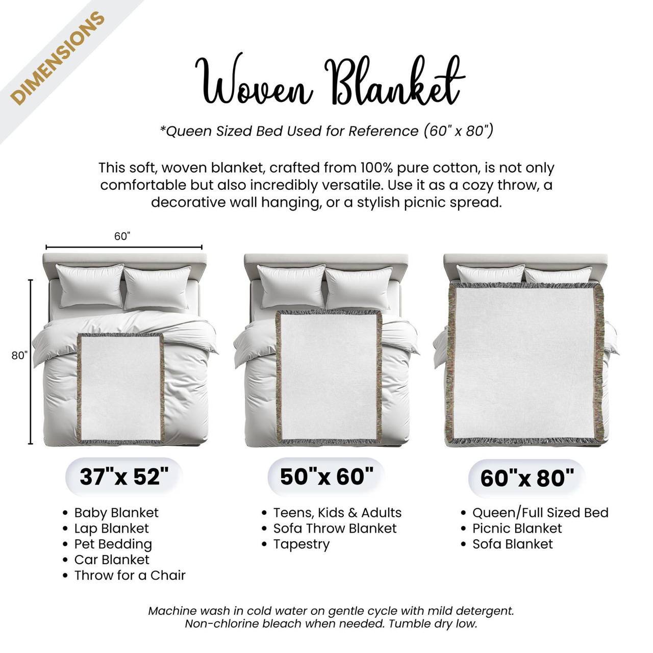 Enchanted Owl Woven Blanket