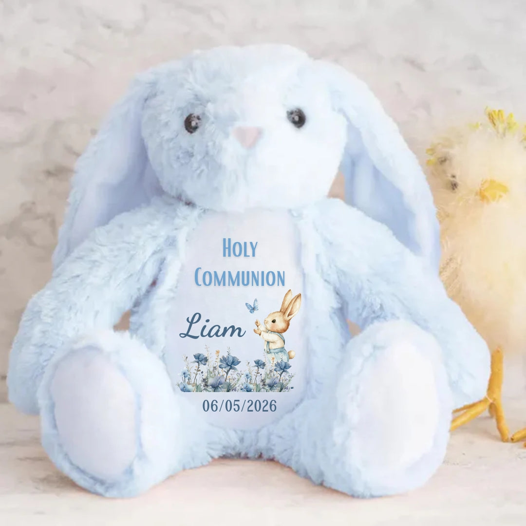 Holy Communion Personalized Stuffed Bunny