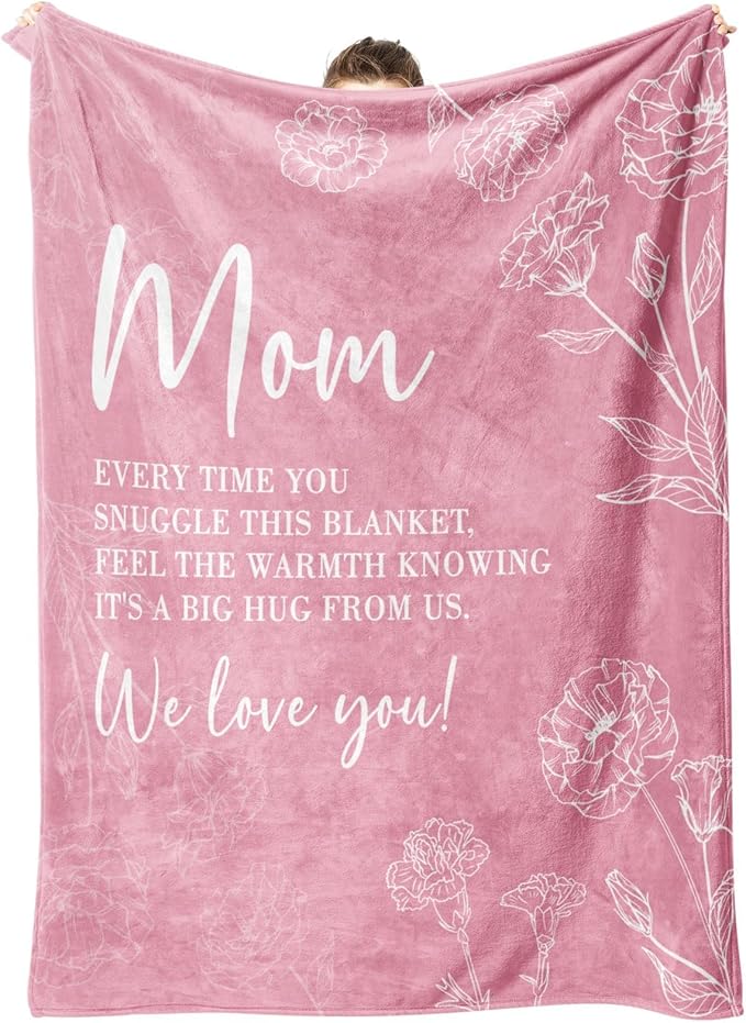 We Love You Mom Blanket