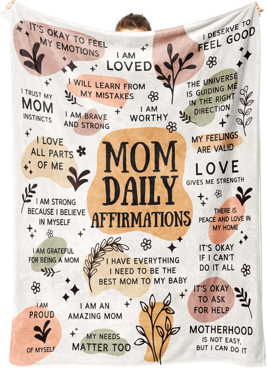 Mama Daily Affirmations Blanket