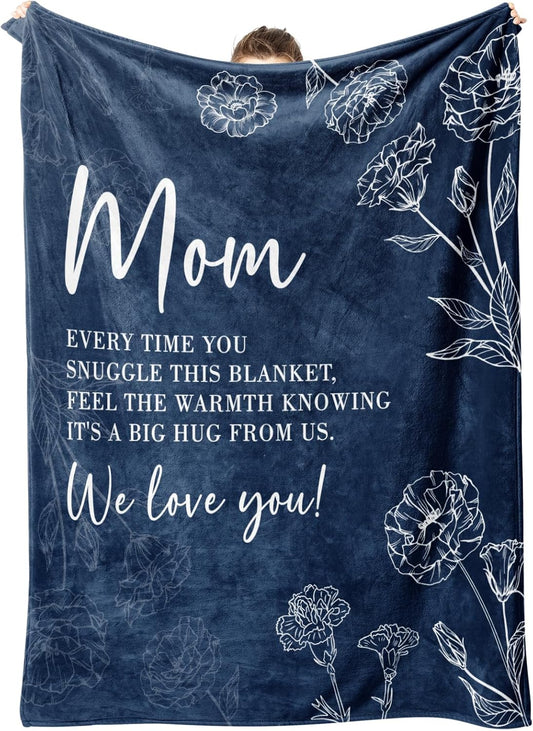 We Love You Mom Blanket