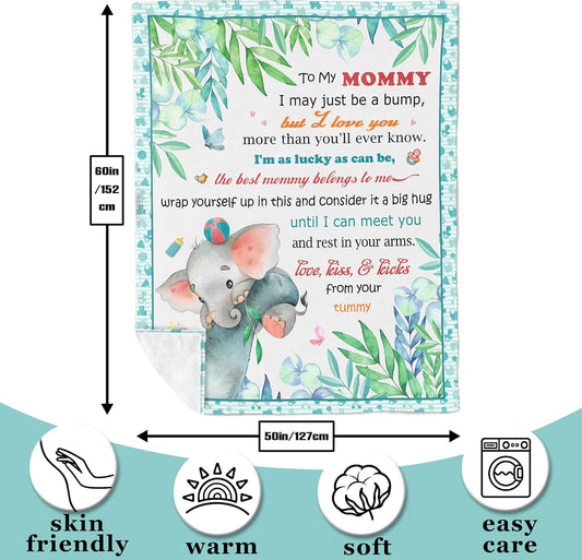 Letter Blanket Mom Gifts