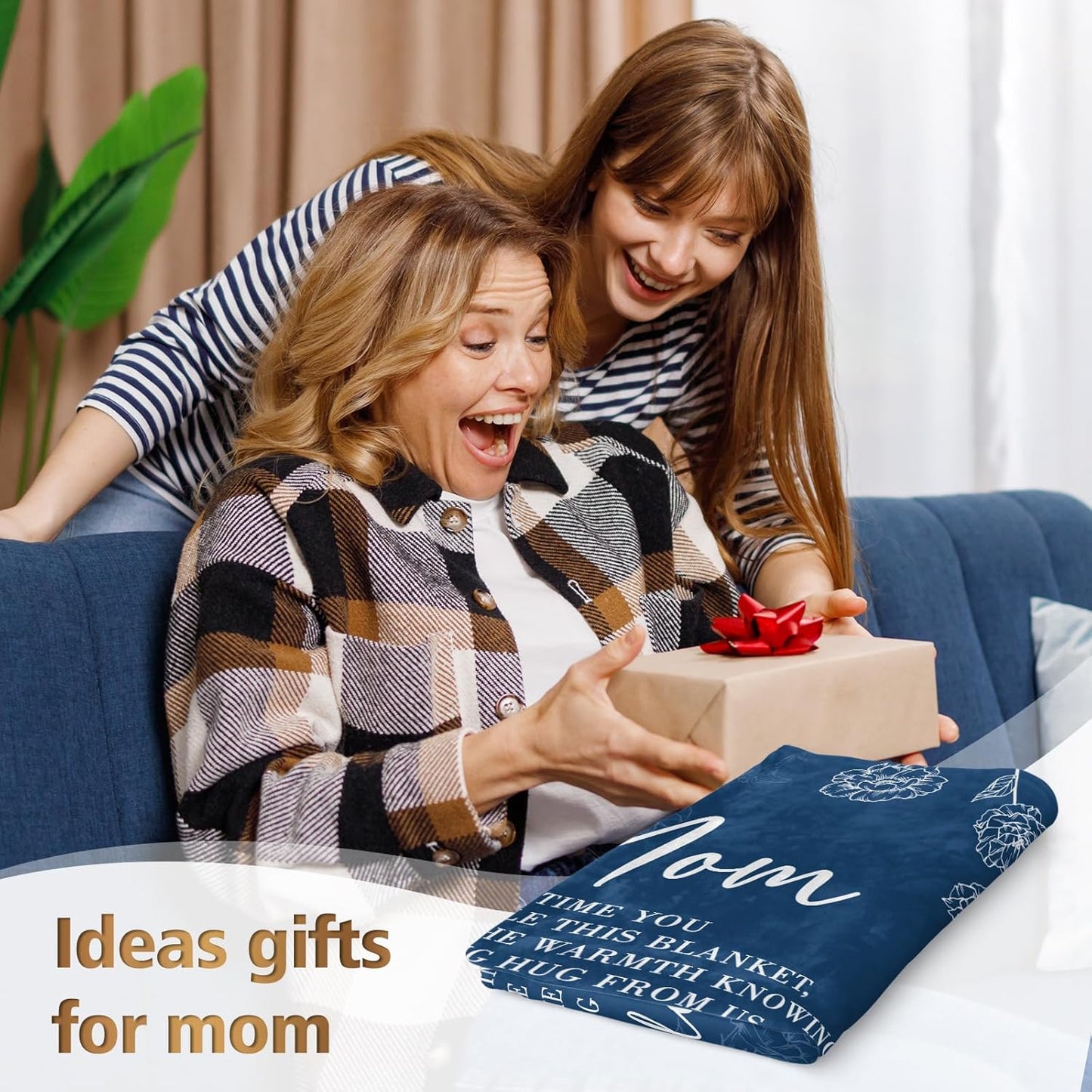 We Love You Mom Blanket