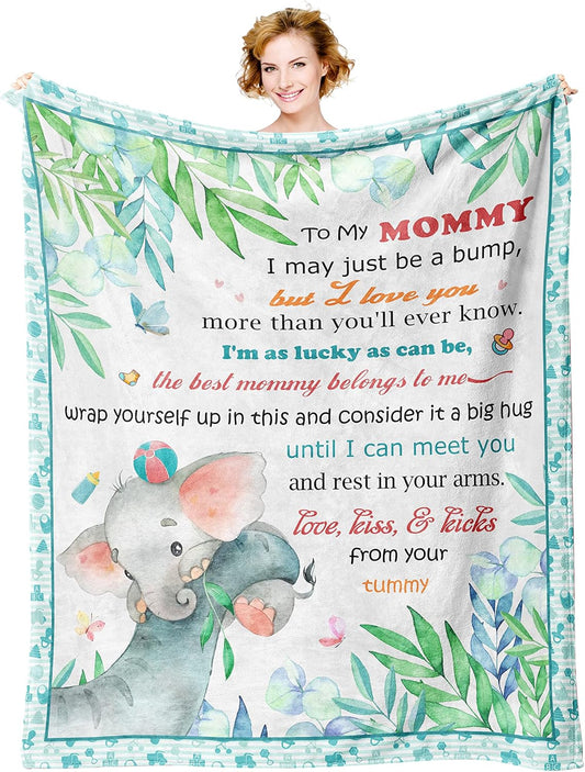 Letter Blanket Mom Gifts