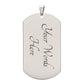 Son Dog Tag - To My Son My Lover Dog Tag Chain Necklace (Remember I will.) B0BMVP857M