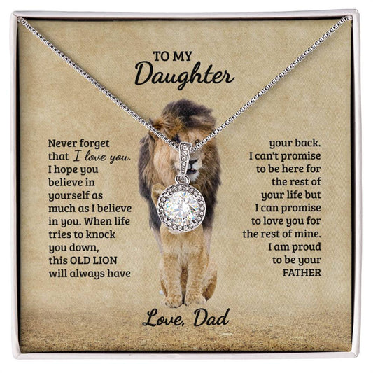 To My Daughter Necklace - Proud to be your FATHER