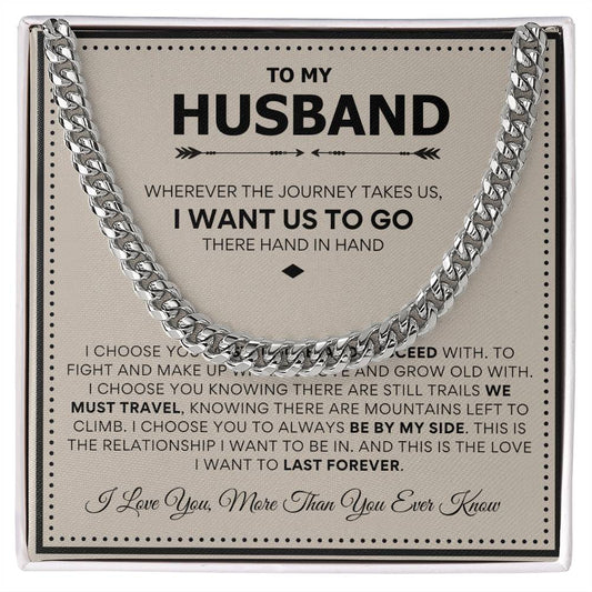 To My Husband Necklace, Gifts for Boyfriend B0BV5S1NDN