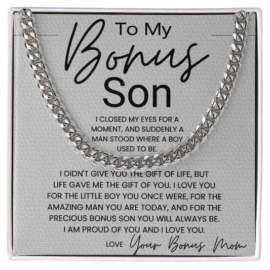 To My Bonus Son Gift From Mom  B0BX4C9YRS