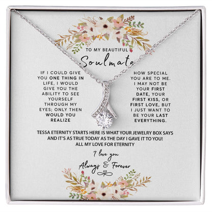 To My Beautiful Soulmate Necklace dustin wilkes