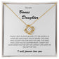To My Bonus Daughter Necklace, Bonus Daughter Gift B0BLP6T1DV
