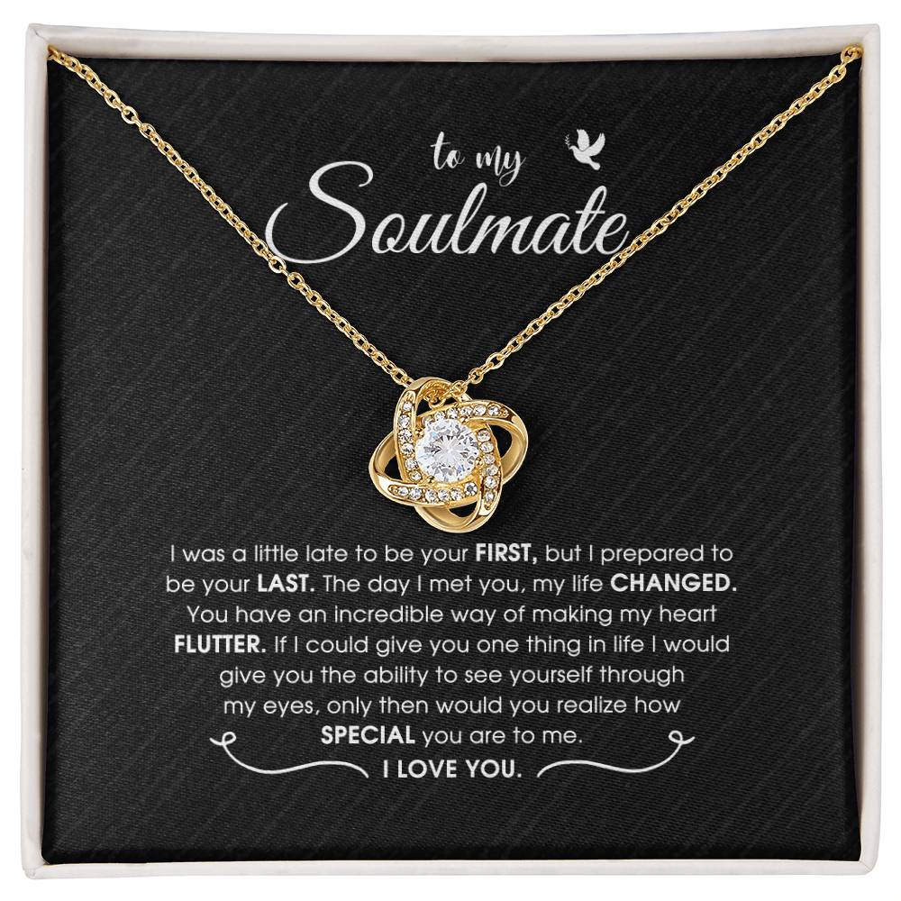 To My Beautiful Soulmate Necklace, Sterling Silver Love Heart, Gifts For Wife Birthday, From Husband, Romantic Gift For My Best Wife Ever, Anniversary B0BLW9452D
